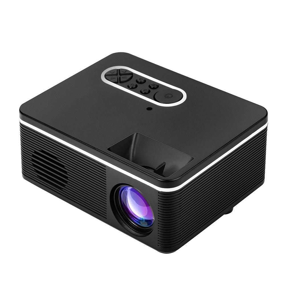 1080P Mini HD Projector Portable LED Light USB AV Port For Office Home Theater Outdoor US Plug  |  LCD Projectors LCD Projectors Black/White