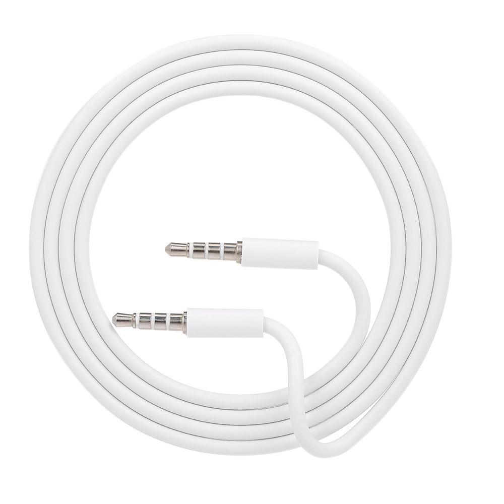 3.5mm Jack Auxiliary Audio Cable Male to Male Stereo Audio Extension Cord,White  |  Audio Cables & Connectors Audio & Video Player Accessories Audio Cables & Connectors