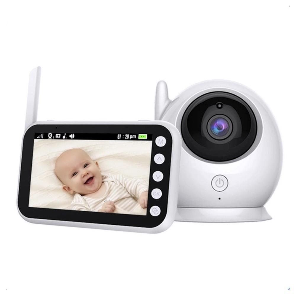 4.3inch Display Video Baby Monitor with Camera and Audio Remote Wide View Two Way Audio Talk Infrared Night Vision 8 Lullabies US 4.3 480×272 ABM100  |  Security Cameras Security Cameras Security Cameras