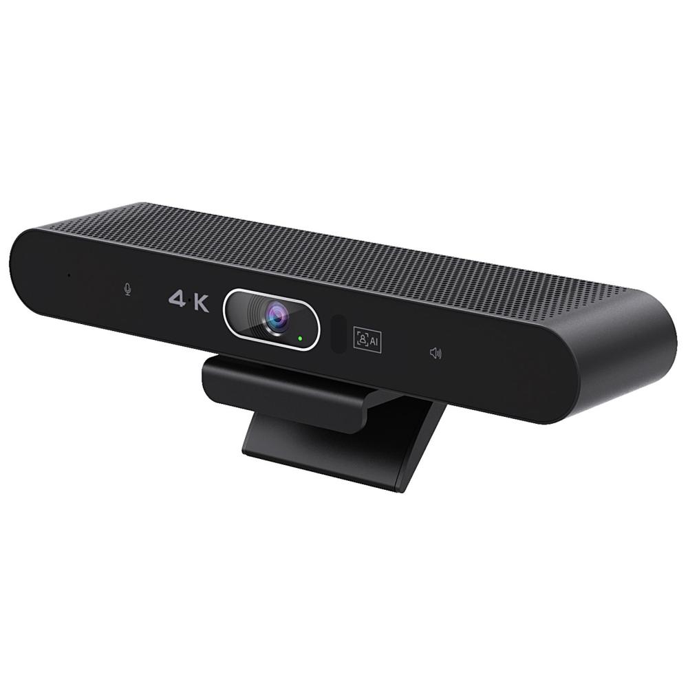 4K USB Webcam HD Video Conference Camera with Microphone and Speaker  |  Conference Microphone Speaker & Karaoke Black