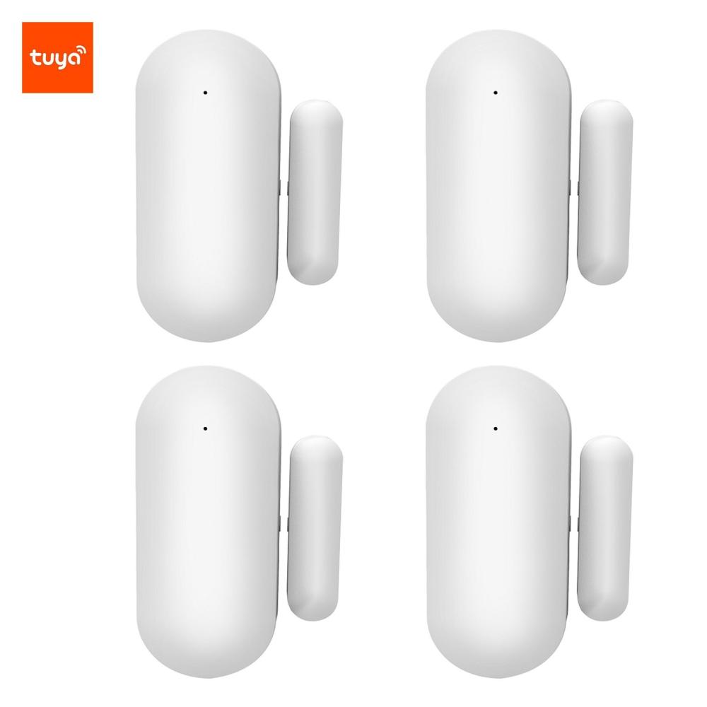 4pcs Tuya WIFI Door Sensors Alarms Contact Wireless Door Window Magnet Entry Detector Sensor for Home Security  |  Access Control & Intercoms Access Control & Intercoms Access Control & Intercoms