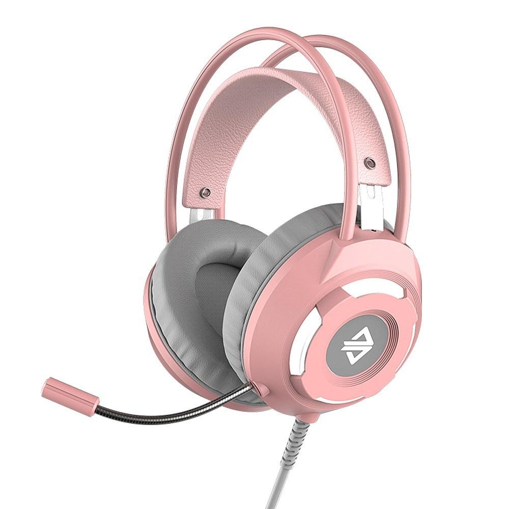 Ajazz AX120 – 7.1 Channel Stereo Gaming Headset  |  Game Headphone Game Headphone Black/Pink/Silver