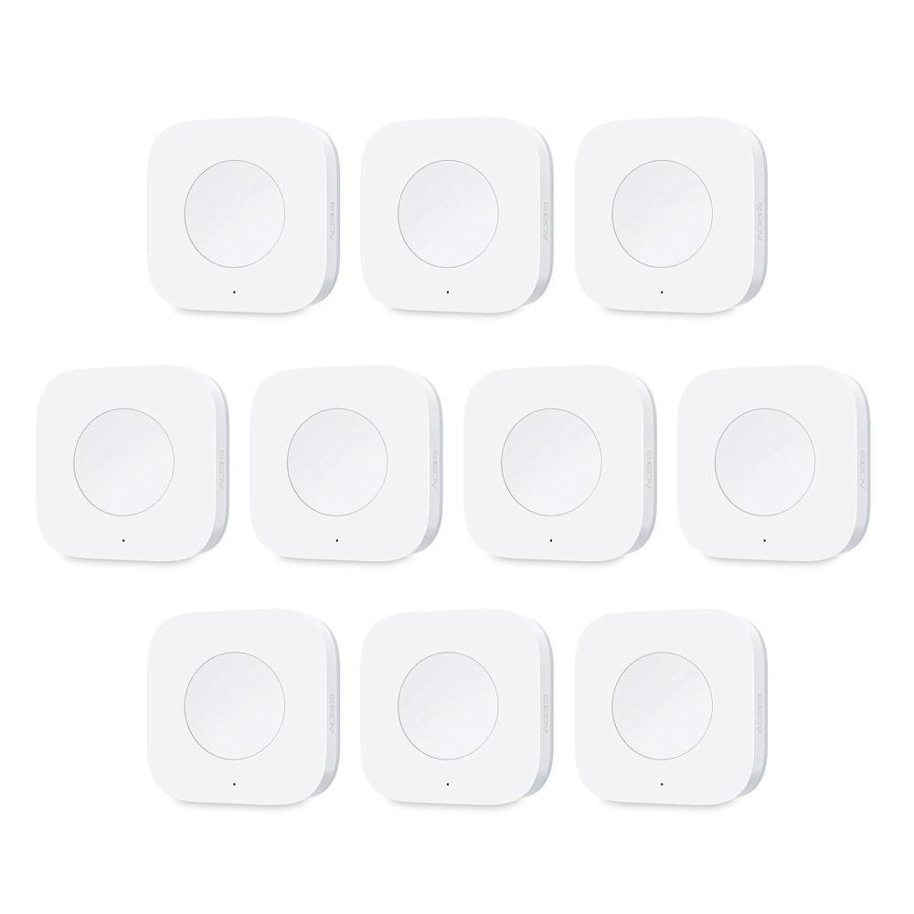 Aqara Wireless Mini Switch Zigbee System Remote Control Switch-10 Pack  |  Smart Home System Smart Device Smart Home System