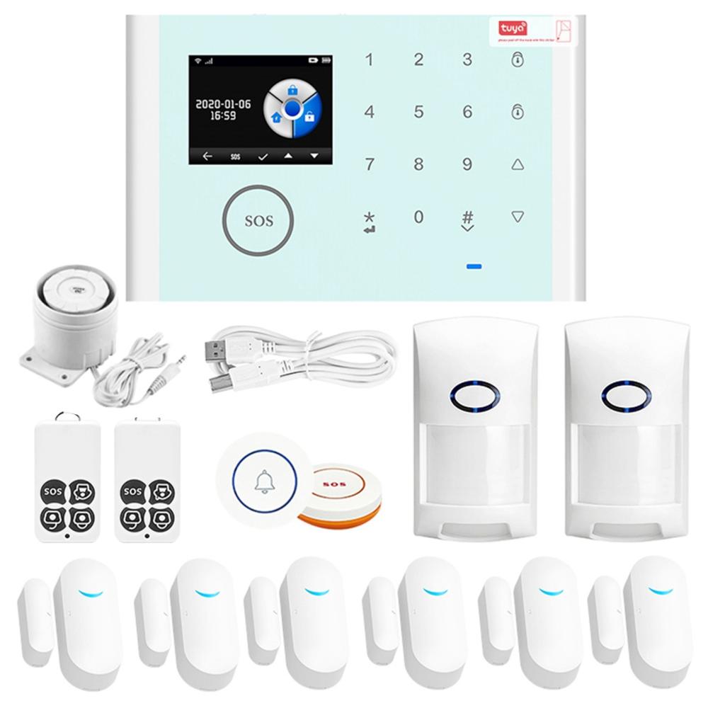 CS118 WiFi+GSM+GPRS 3 IN 1 Network Intelligent Home Alarm System  |  Alarm Systems Alarm Systems Alarm Systems