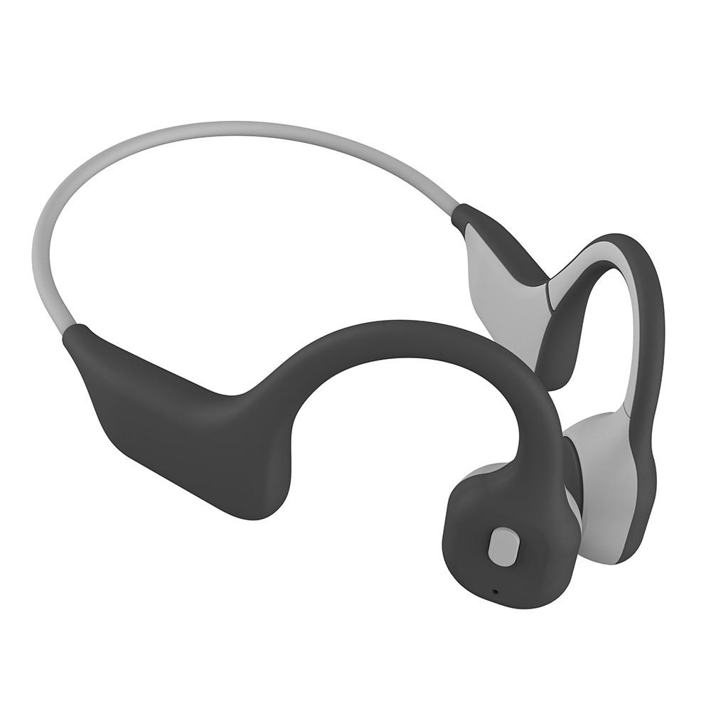 DG08 Wireless Bone Conduction Headphones Bluetooth Sweat Proof with Earbuds Outdoor Sports Headset USB Charging Earphone with Microphone for Driving Cycling Running Gym  |  Bluetooth Headphone Bluetooth Headphone Black/White