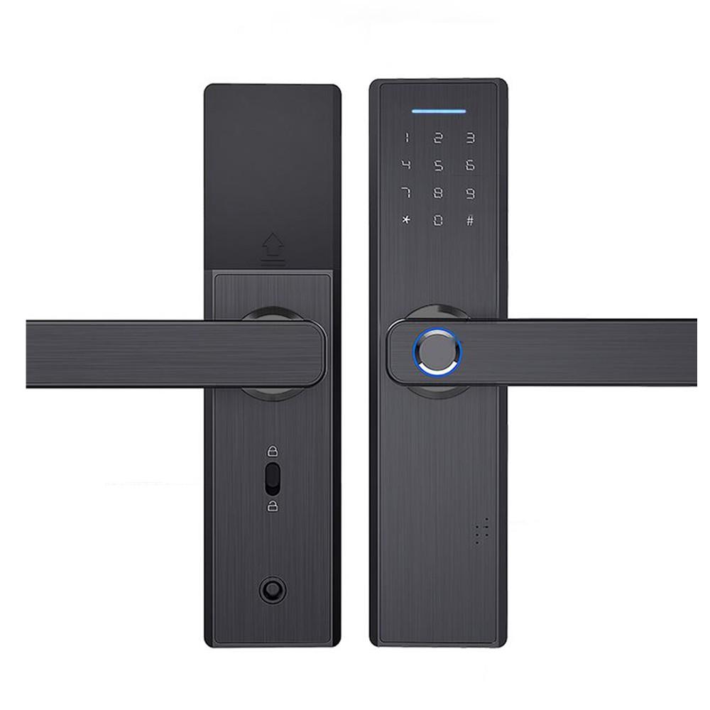 Electronic WiFi APP Password Door Lock  |  Smart Door Lock Smart Device Black