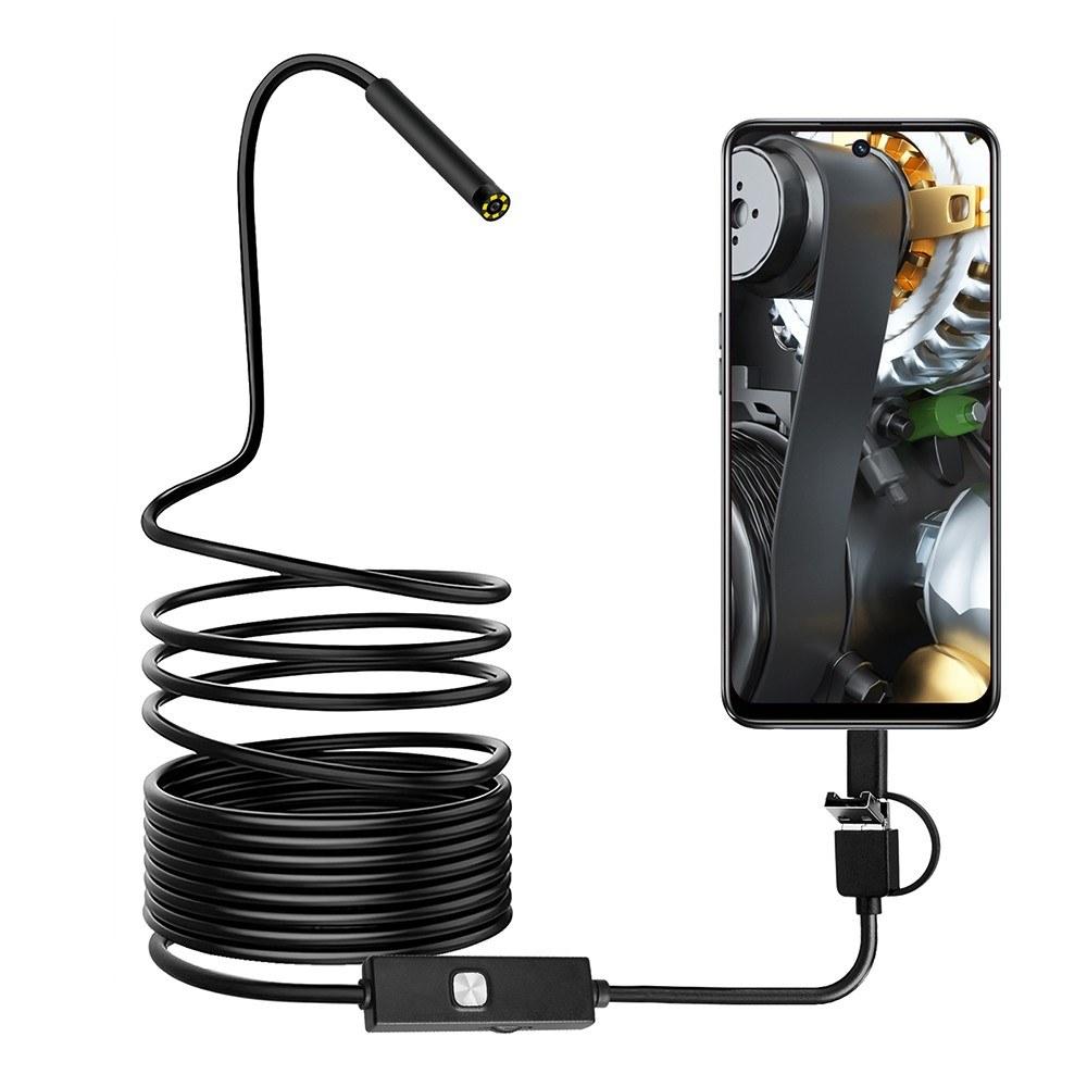 Endoscope 0.3MP Endoscope 3 in 1 Endoscope with Adjustable LEDs 1 meter  |  Security Cameras Security Cameras Security Cameras