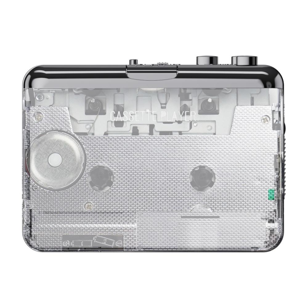 ezcap 218PT Cassette Tape-to-MP3 Converter Recorder via PC Cassette Tape Player with Earphones  |  Audio Cables & Connectors Audio & Video Player Accessories Audio Cables & Connectors