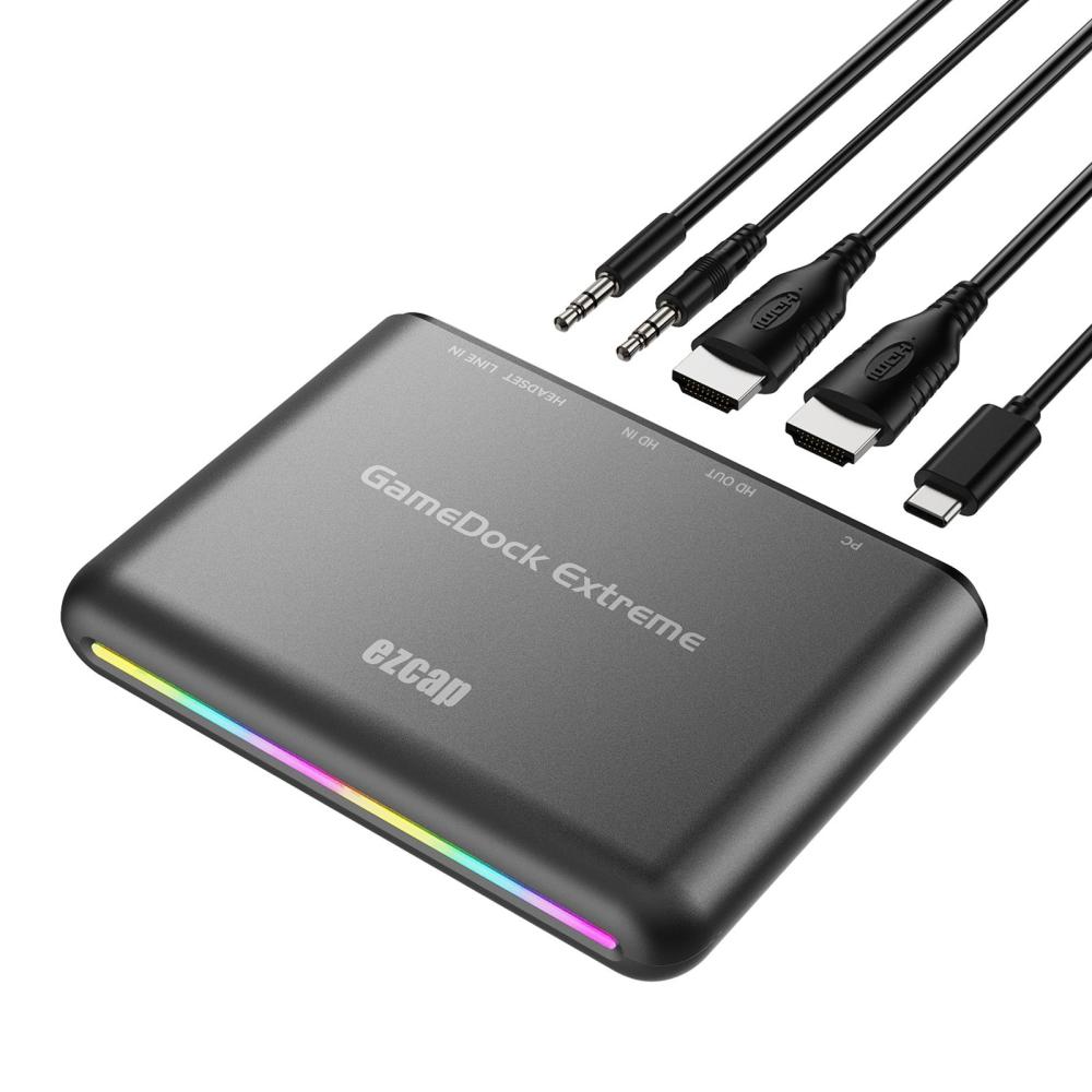 ezcap 360B GameDock Extreme HD Capture Card HDR & VRR Support RGB Real Color  |  Video Capture Audio & Video Player Accessories Video Capture