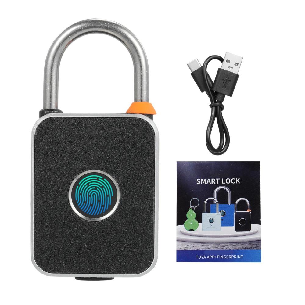 Fingerprint Padlock Locker Lock Smart Padlock with Keyless Biometric Waterproof USB Charging for Gym Luggage Bags Bicycles Backpacks Fence  |  Smart Door Lock Smart Device Smart Door Lock