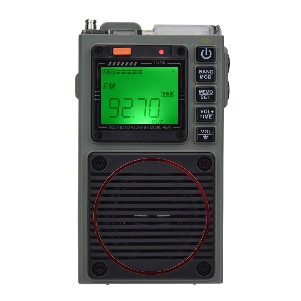 FM Radio Digital Portable Stereo Speaker MP3 Audio Player High Fidelity Sound Quality  |  Home Speaker Home Speaker Black