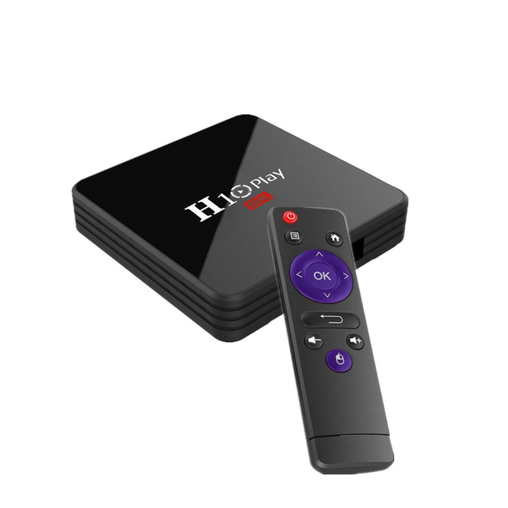 H10 PLAY Smart TV Box Android 9.0 Allwinner H6 Cortex-A53 Quad Core 64 Bit 2GB RAM/16GB ROM 2.4G WiFi Support TF Card H.265 Decoding 6K HD Media Player Set  |  Android TV Boxes & Accessories Android TV Boxes & Accessories Android TV Boxes & Accessories