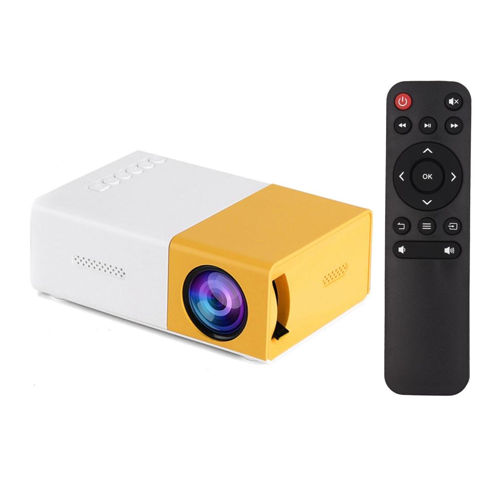 Mini LED Projector Supports 720P / 1080P Portable Video Projector with Built-in Speaker & Remote Control Support HD / AV / USB / Audio 3.5mm Interface for Home Theater Entertainment  |  LCD Projectors LCD Projectors LCD Projectors