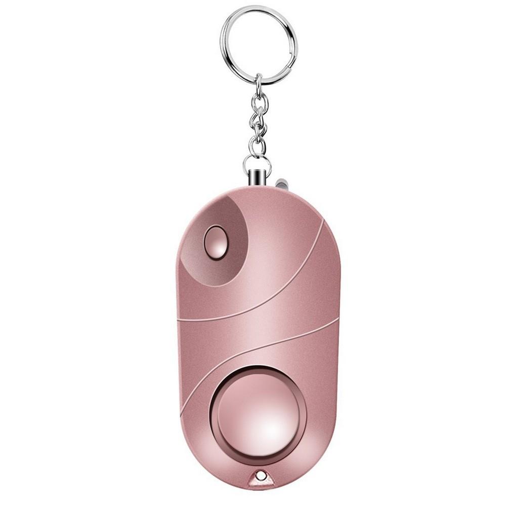 Personal Alarm 120-130dB Safe Sound Emergency Self Defense Security Alarm Keychain LED Flashlight  |  Personal Protective Equipment Personal Protective Equipment Black/Pink/Silver