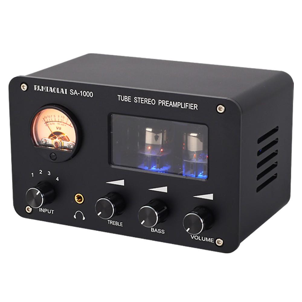 SA-1000 Audiophile Tube Preamplifier Audio HiFi Electric Tube Amplifier 4 Inputs 2 Outputs Audio Interfaces Lossless Audio Switching Amplifier Built-in 5532 Chip  |  Power Amplifier & Accessories Power Amplifier & Accessories Black