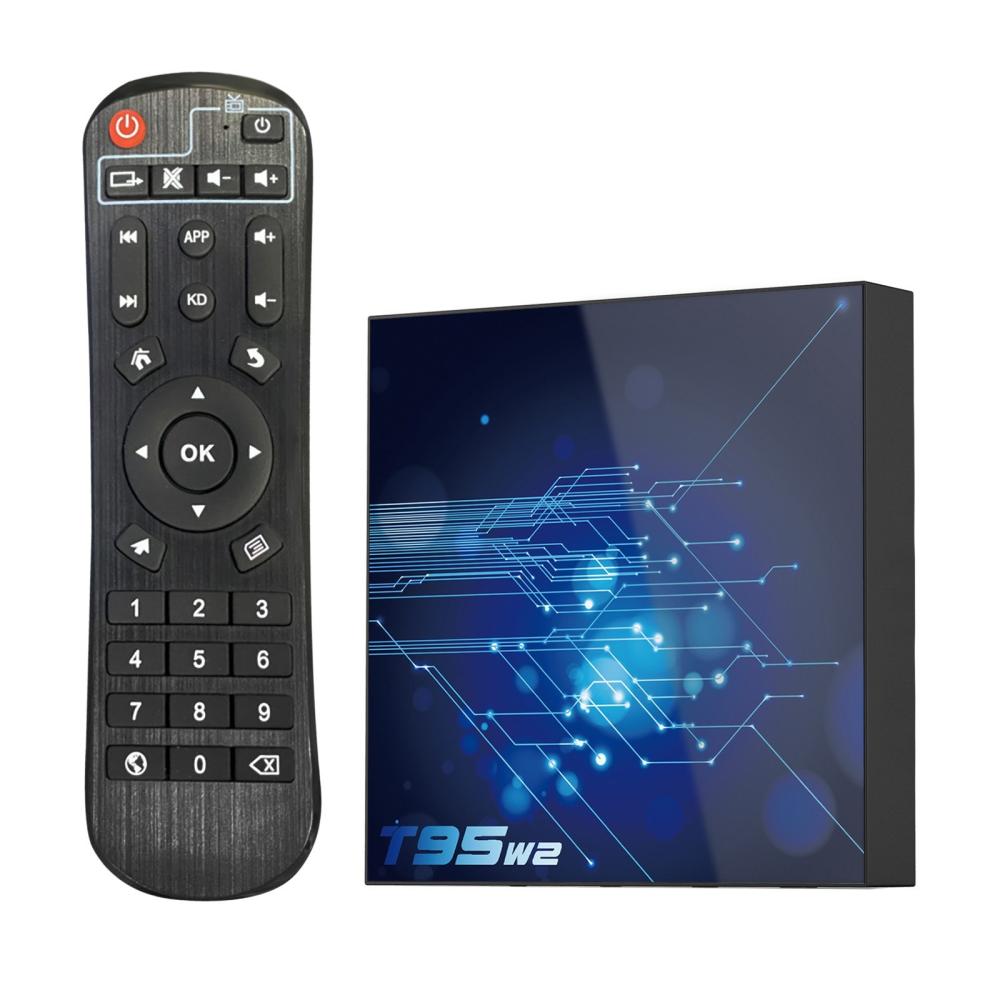 T95W2 Android 11.0 Smart TV Box Amlogic S905W2 Quad-core Cortex-A53 UHD 4K Media Player 2.4G/5G Dual-band WiFi AV1 VP9 H.265 Decoding with Remote Control  |  Android TV Boxes & Accessories Android TV Boxes & Accessories Android TV Boxes & Accessories