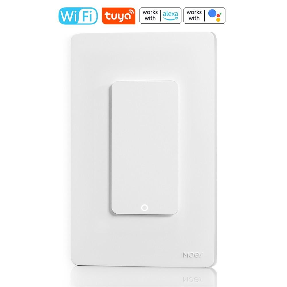 Tuya Wifi Intelligent Home Switch SpringBack Light Switch Voice Control APP Wireless Remote Control Switch Compatible with Alexa and Google Assistant  |  Smart Home System Smart Device Smart Home System