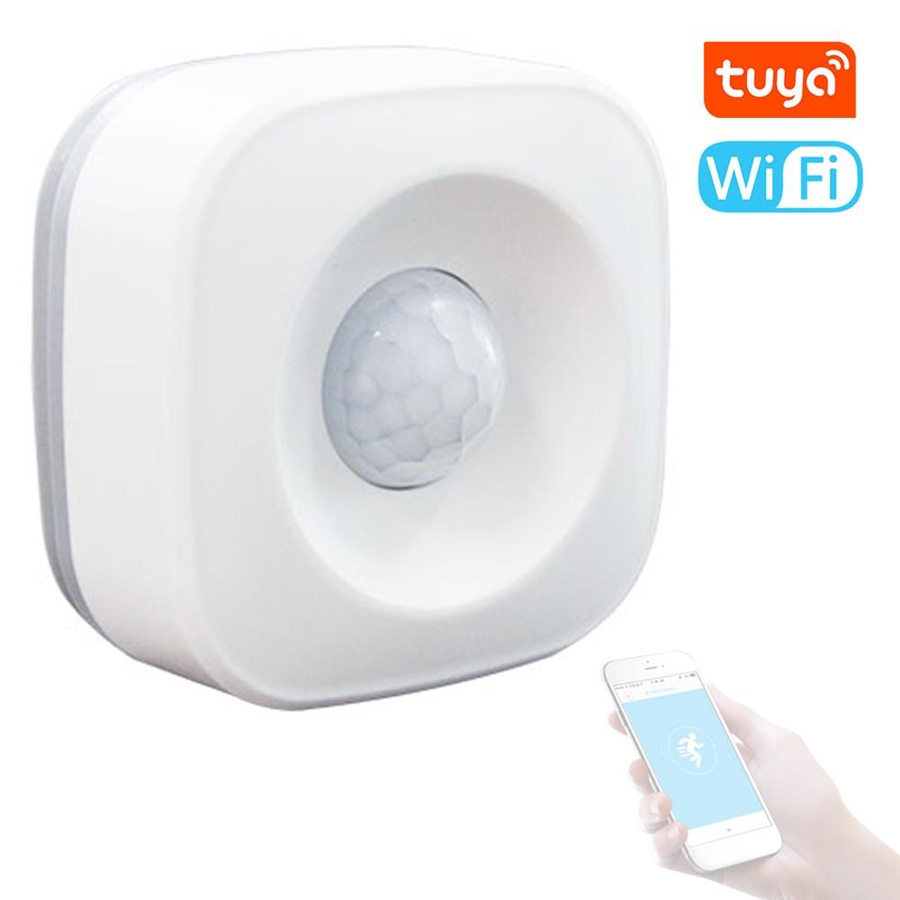 Tuya WiFi PIR Motion Sensor Alarm 2.4GHz Wireless Human Body Infrared Detector 120° Wide-Angle Detection  |  Smart Home Health Smart Device Smart Home Health