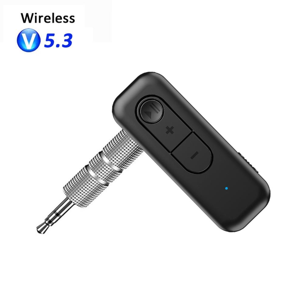 USB AUX BT5.3 2 in 1 Transmitter/Receiver Adapter Portable Earphone Audio Cordless Receptor Hands-Free Calling  |  Transmitter Other Consumer Electronics Black