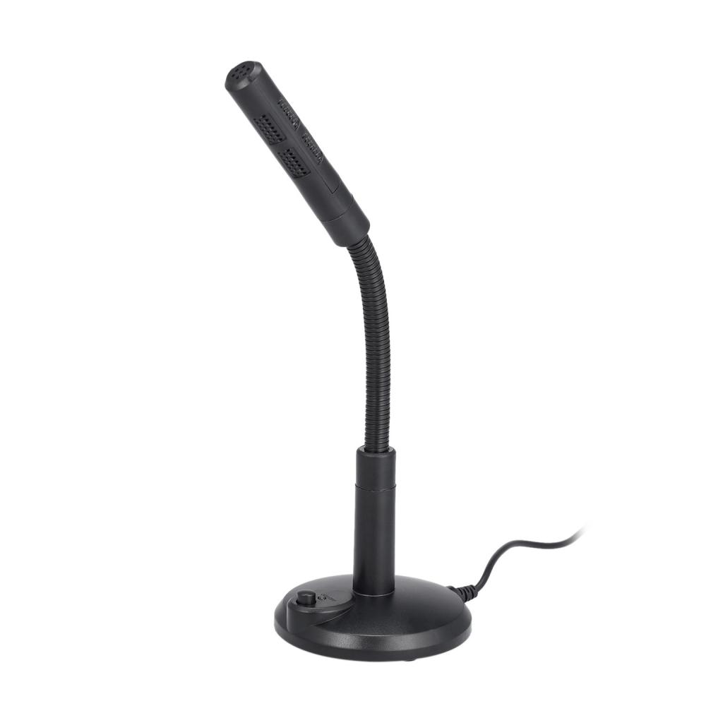 USB Desktop Microphone Plug &Play Omnidirectional PC Laptop Computer Mic  |  Conference Microphone Conference Microphone Black