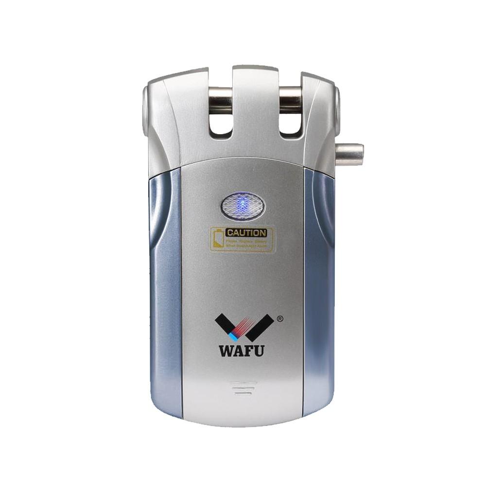 WAFU HF-018W WiFi Smart Electronic Lock  |  Smart Door Lock Smart Device Silver/Blue With Silver/Blue With Gold