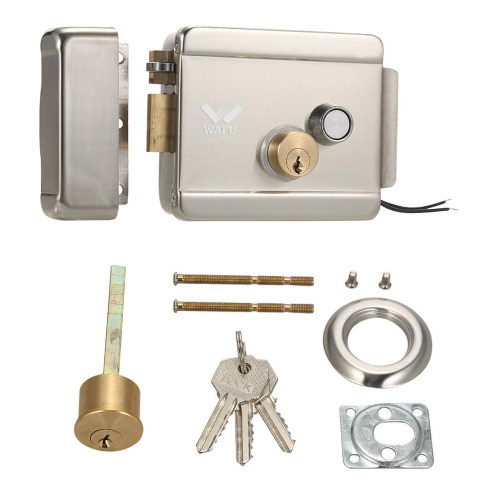 WAFU Smart Electric Gate Door Lock  |  Access Control & Intercoms Access Control & Intercoms Access Control & Intercoms