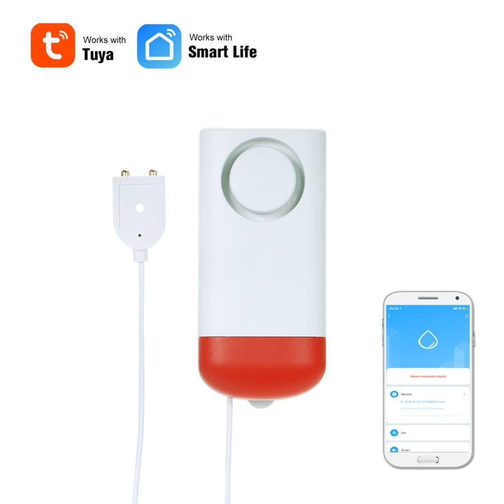 WiFi Smart Water Leakage Sensor Standalone Water Leaks Intrusion Detector Alert  |  Smart Home System Smart Device Smart Home System