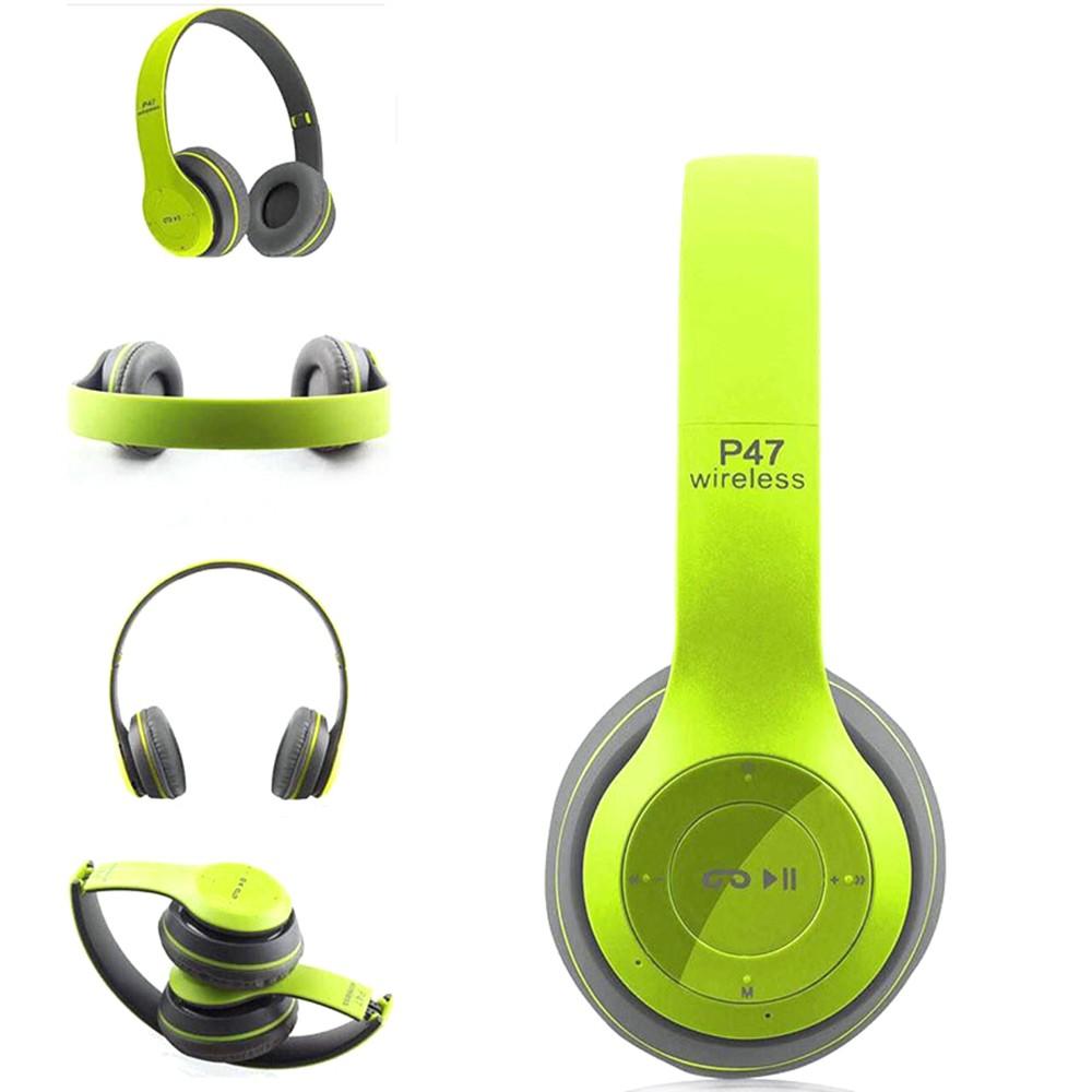 Wireless BT Stereo Headset  |  Bluetooth Headphone Bluetooth Headphone Black/Blue/Green/Khaki/Mc/Red/White