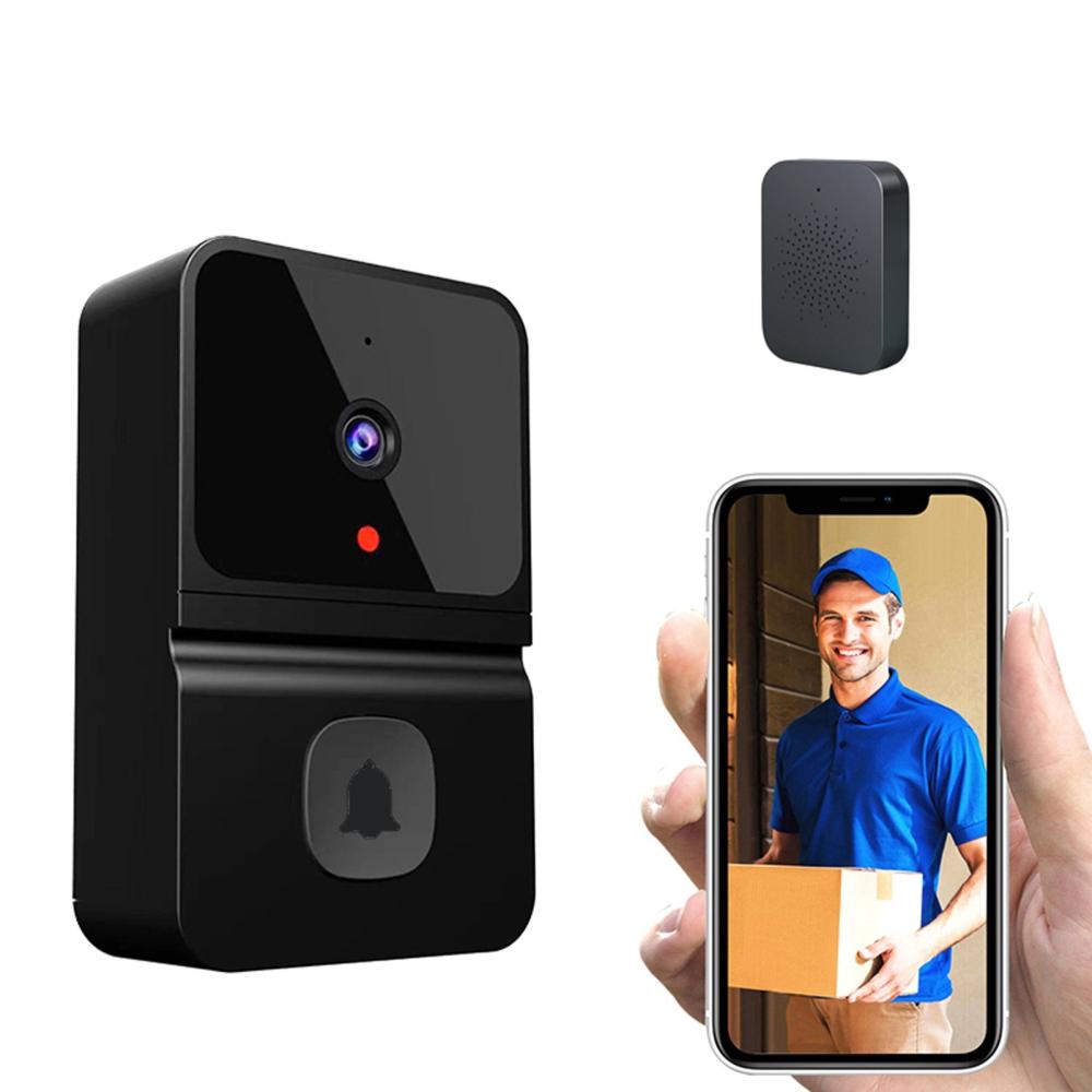 Wireless Video Doorbell Camera Smart Doorbell with 450P Night Vision 2-Way Audio Cloud Storage Battery Powered Tuya APP Control  |  Security Cameras Security Cameras Security Cameras