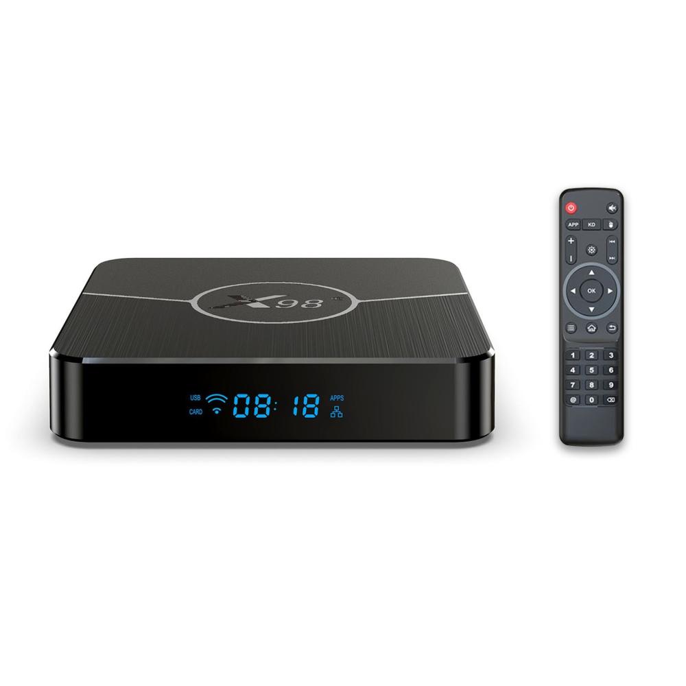 X98 Plus Set-top Box with Cable Remote Control 4+64GB  |  Android TV Boxes & Accessories Android TV Boxes & Accessories Android TV Boxes & Accessories